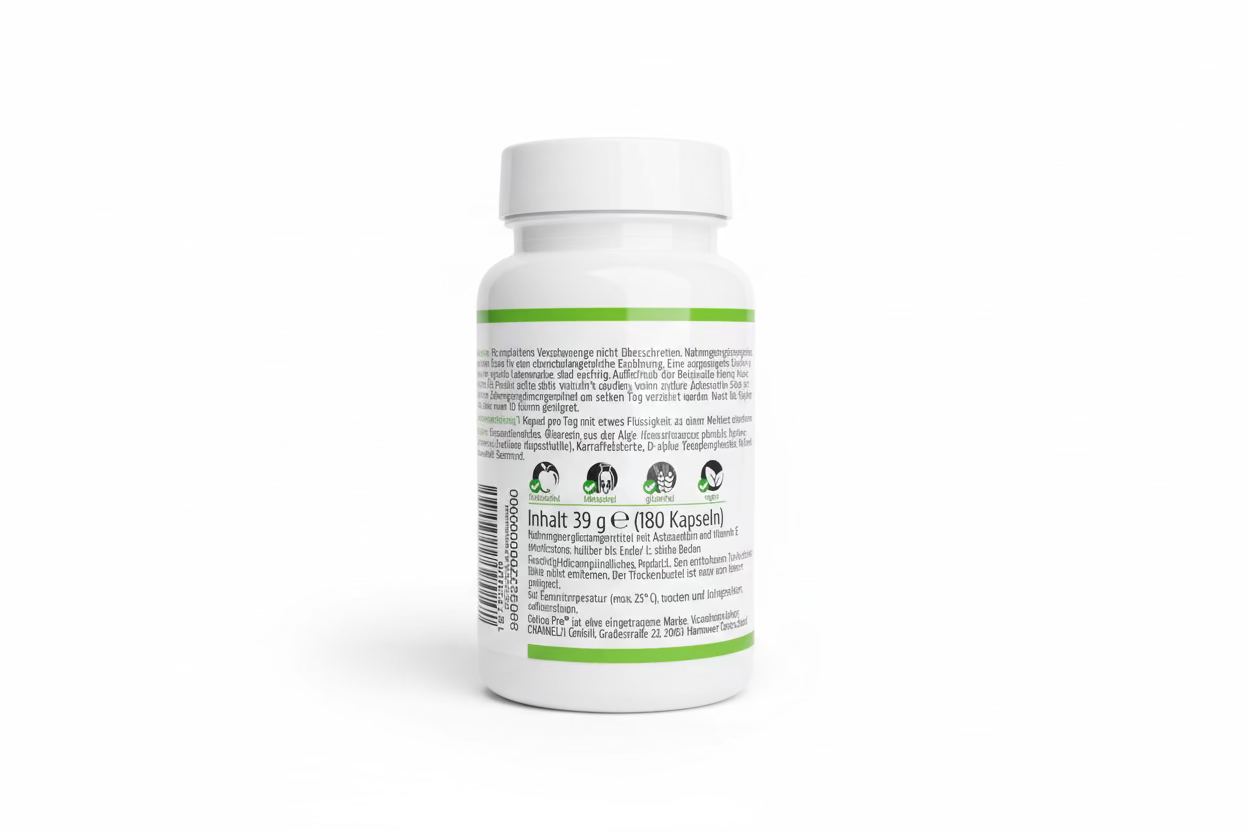 OgimaPro Astaxanthin Kapseln 4 mg mit Vitamin E 180 Kapsel vegan