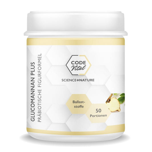 Code Vital Glucomannan Plus® – Präbiotische Figurformel | 50 Portionen kaufen | mala-health