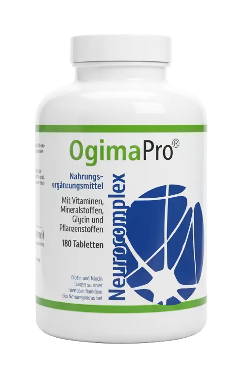 OgimaPro Neurokomplex 180 Tabletten – Vitamine, Mineralstoffe, Glycin & Pflanzenstoffe – Nervensystem