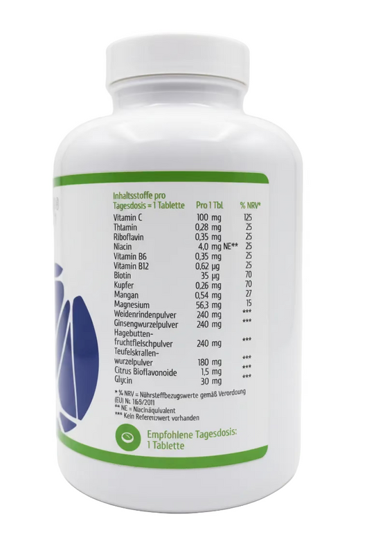 OgimaPro Neurokomplex 180 Tabletten – Vitamine, Mineralstoffe, Glycin & Pflanzenstoffe – Nervensystem