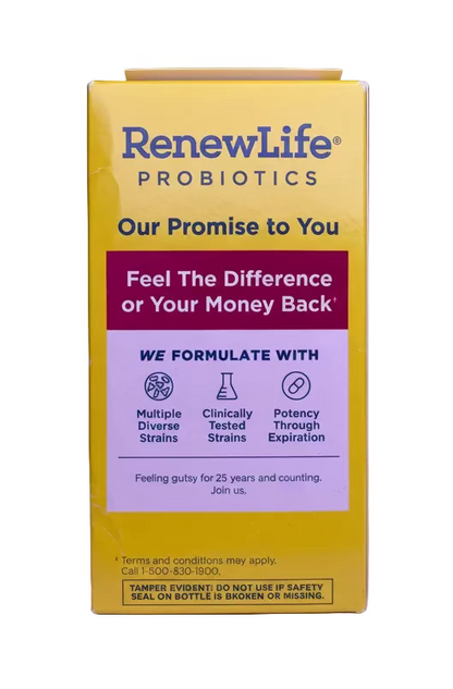 RenewLife Women’s Daily Probiotic mit Cranberry – 20 Milliarden KBE – 10 Stämme – Präbiotika & Probiotika – 60 vegetarische Kapseln