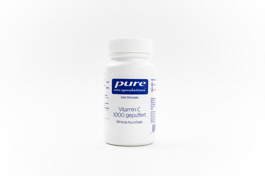 Pure Encapsulations Vitamin C 1000 gepuffert – 30 Kapseln – Mineral-Ascorbate, vegan