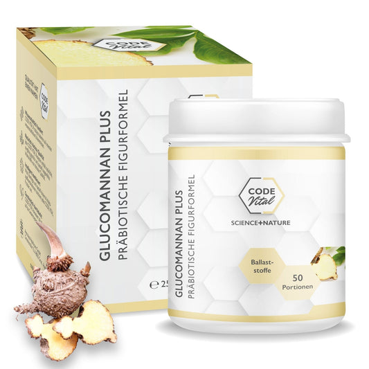 Code Vital Glucomannan Plus® – Präbiotische Figurformel | 50 Portionen kaufen | mala-health