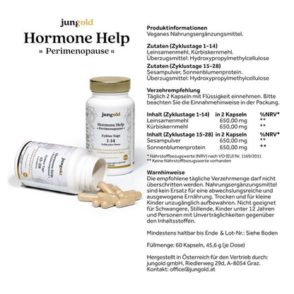 jungold Hormone Help Perimenopause - Seed Cycling in Kapseln 120 St kaufen | mala-health
