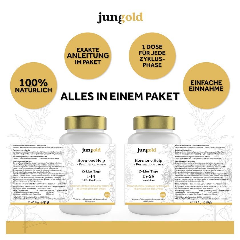 jungold Hormone Help Perimenopause - Seed Cycling in Kapseln 120 St kaufen | mala-health