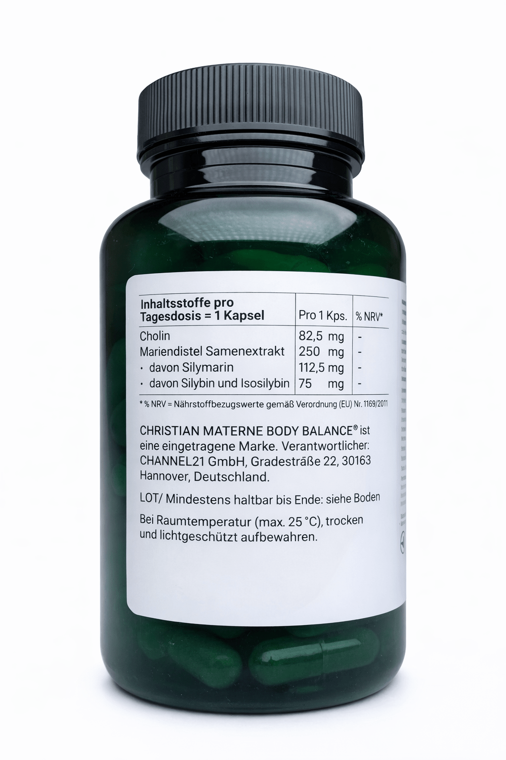 Mariendistel - Kapseln mit Cholin zur Unterstützung der normalen Leberfunktion – pflanzliche Nahrungsergänzung. kaufen | mala - health