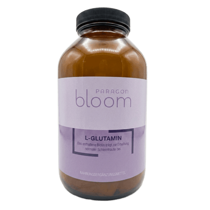 Paragon Bloom® L - Glutamin Pulver mit Biotin & Vitamin D – 450 g (3 - Monatsvorrat) kaufen | mala - health