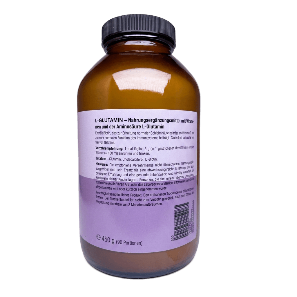 Paragon Bloom® L - Glutamin Pulver mit Biotin & Vitamin D – 450 g (3 - Monatsvorrat) kaufen | mala - health