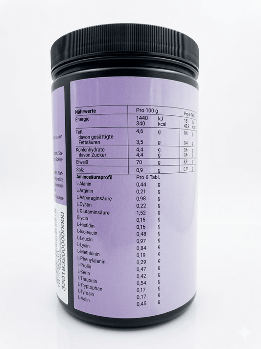 Protein Presslinge mit Aminosäuren – 540 Tabletten (3 - Monatsvorrat) | Molkenprotein kaufen | mala - health