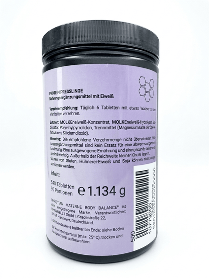 Protein Presslinge mit Aminosäuren – 540 Tabletten (3 - Monatsvorrat) | Molkenprotein kaufen | mala - health