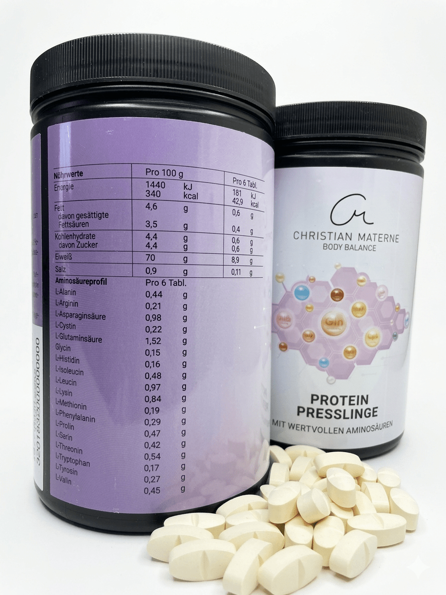 Protein Presslinge mit wertvollen Aminosäuren – 2er Set (2× 540 Tabletten) kaufen | mala - health