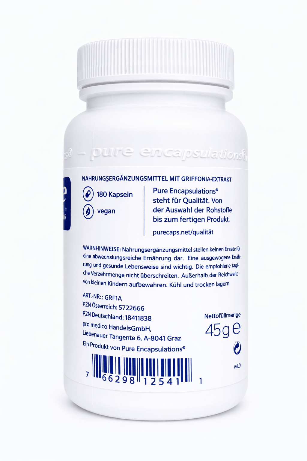 Pure Griffonia Natürliches 5 - HTP aus der afrikanischen Schwarzbohne (180 Kapseln)MHD 07/2026 🔥reduziert kaufen | mala - health
