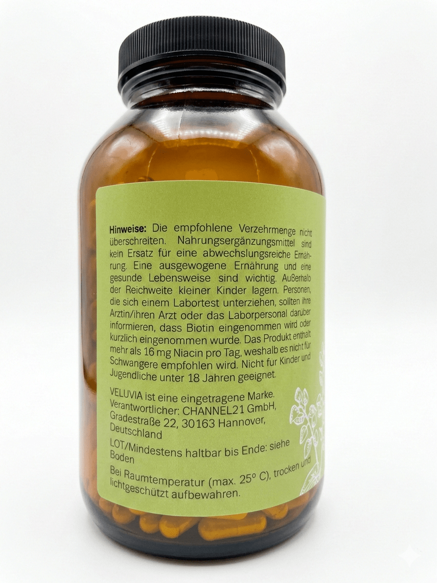 VELUVIA® Vitamin B Phyto - Komplex – mit Buchweizenkeimpulver – 360 Kapseln (6 - Monatsvorrat) kaufen | mala - health