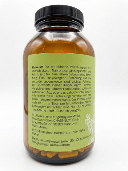 VELUVIA® Vitamin B Phyto - Komplex – mit Buchweizenkeimpulver – 360 Kapseln (6 - Monatsvorrat) kaufen | mala - health