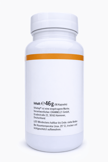 Vitatop Premium Schilddrüse – 90 Kapseln mit Selen, Zink, Eisen & Vitamin A – 3 - Monatspackung kaufen | mala - health